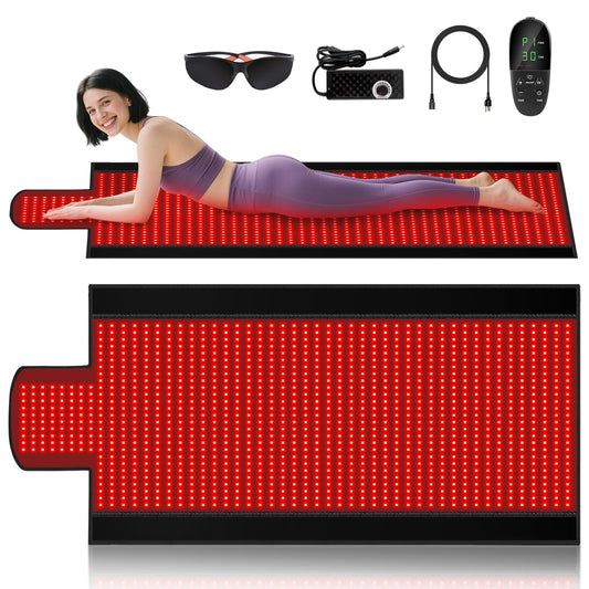 LITDUCK body red light therapy mat showing full-body surface for at-home relaxation