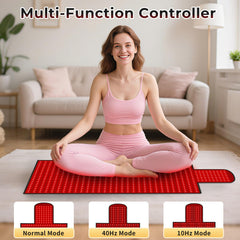 Litduck multifunction controller shows five intensity levels and adjustable timer for flexible sessions.