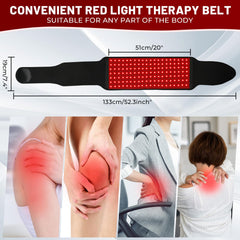 Extension strap helps fit waists up to 70 inches.