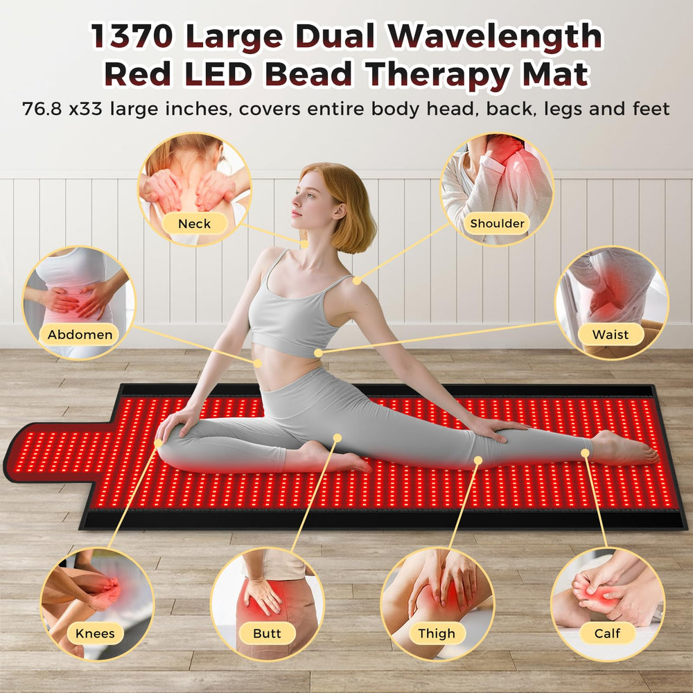 LITDUCK full-body coverage mat laid out for home wellness routines