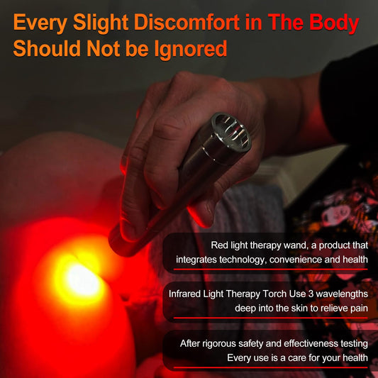 LITECARE wand in hand demonstrates portability and simple one-button operation