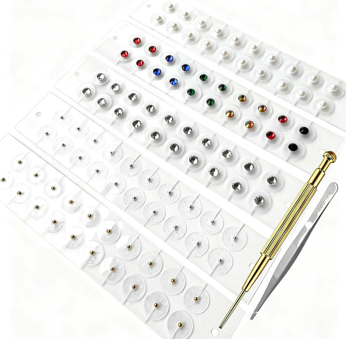 Litelogy ear seeds kit with adhesive seeds for gentle at-home acupressure
