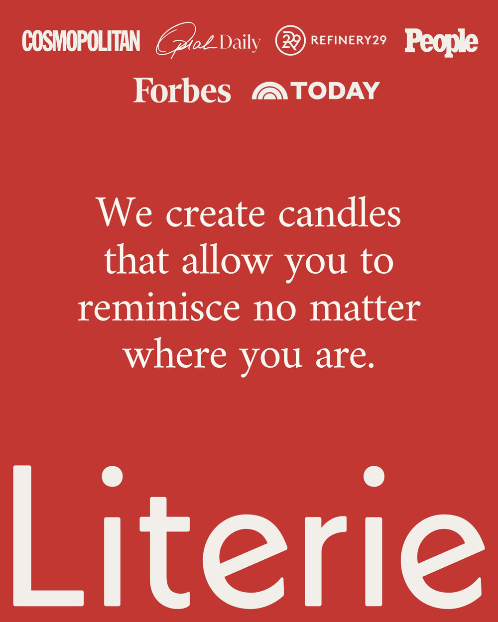Eco-friendly Literie candle, vegan and non-toxic formulation.