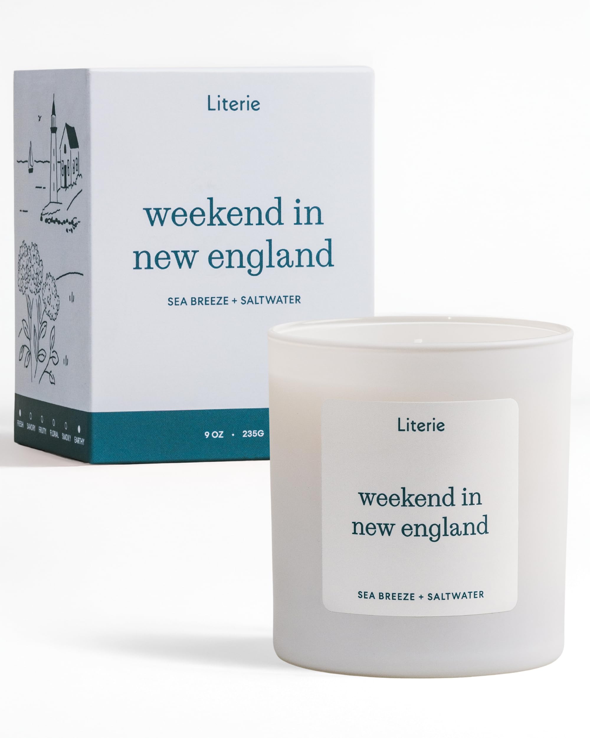 Literie NYC inspired candle jar close-up for cozy ambience and mood enhancement