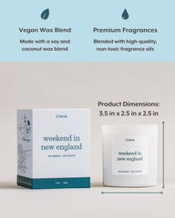 Literie vegan soy coconut wax blend offers clean, enjoyable fragrance diffusion