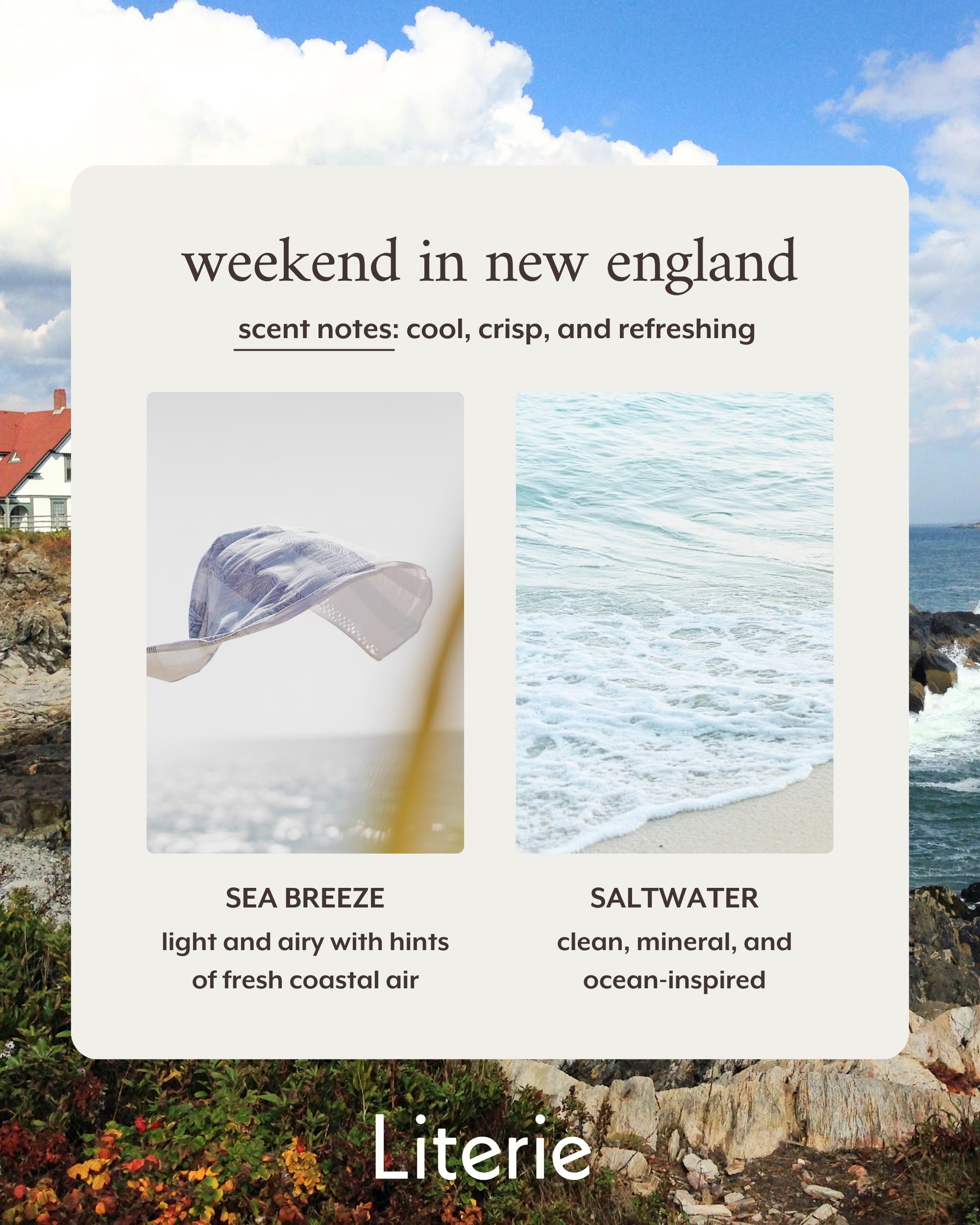 Literie weekend in new england coastal scene elevates relaxation and weekend vibes