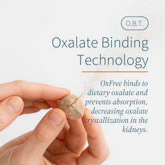 LithoLyte OxFree science-backed formula label highlighting ingredients.