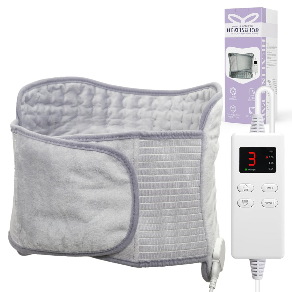 LITLISFlY back heating pad with adjustable heat and timer for targeted relief