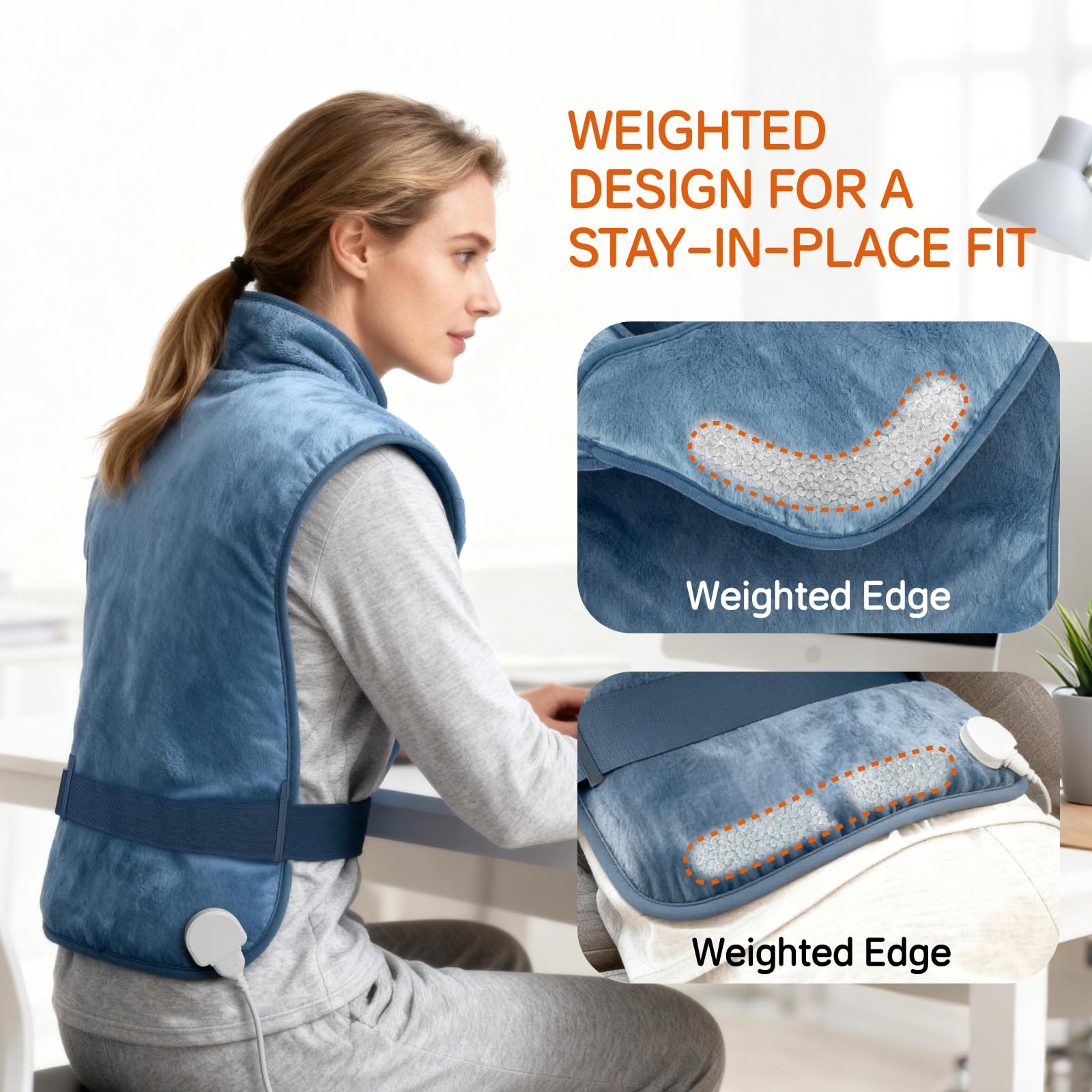 Six heat levels offer customizable comfort with the LITLISFlY pad.
