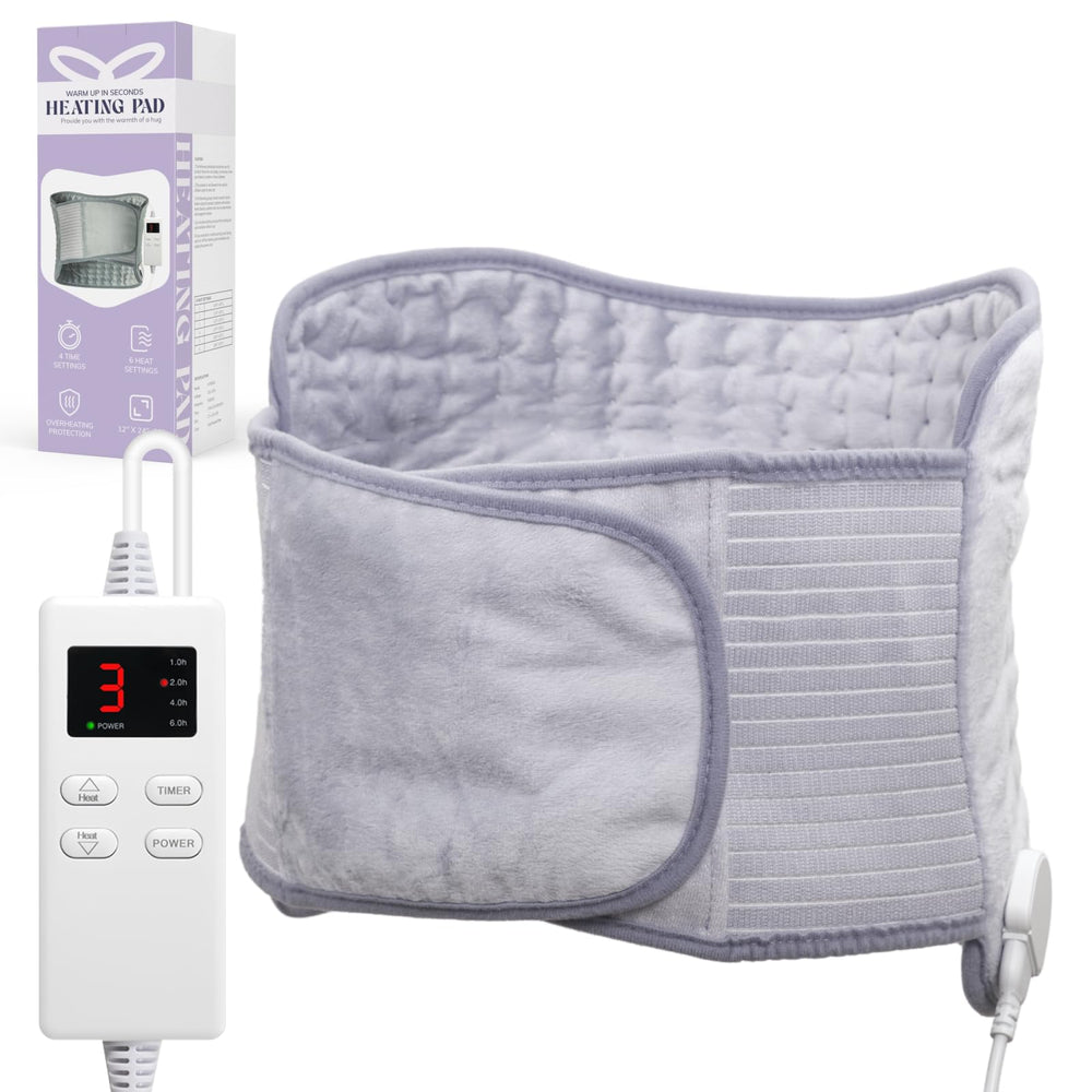LitlisFly heating pad for back and shoulder relief with adjustable heat