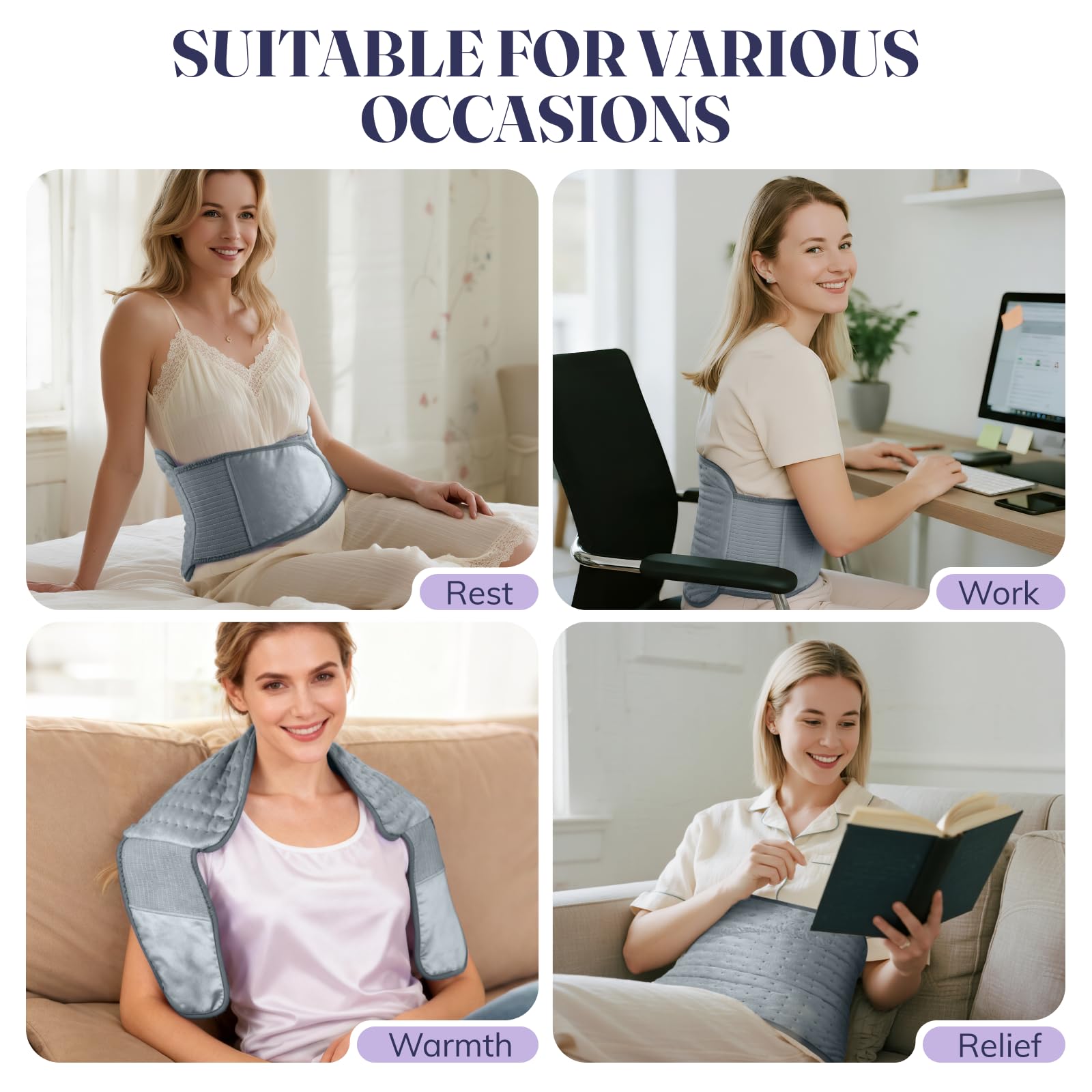 LITLISFlY long 7.5 ft cord supports flexible positions around the couch or desk.