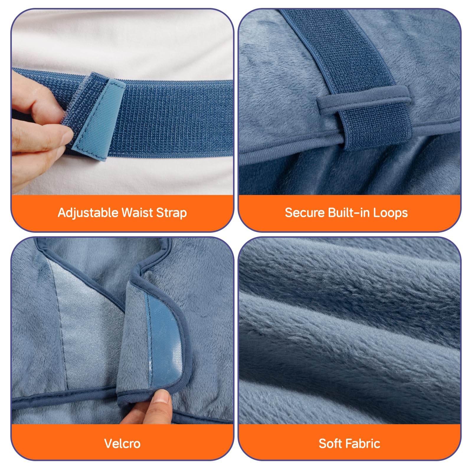 Ultra-soft flannel surface feels cozy during sessions with LITLISFlY.