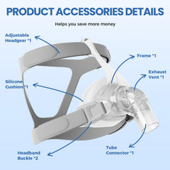 Litstone mask disassembly demonstrates simple cleaning and quick maintenance.