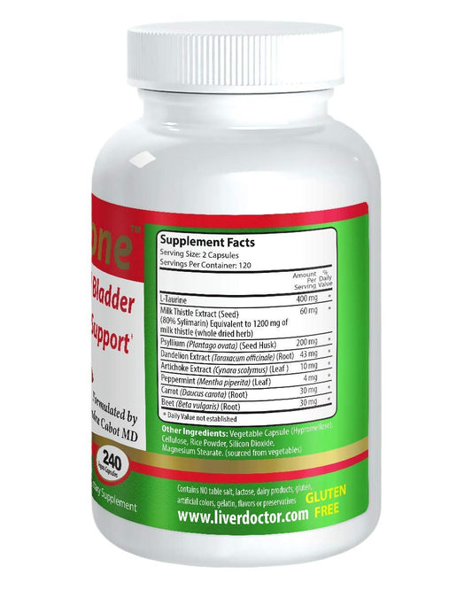 Livatone Liver Cleanse capsules inside, illustrating an easy daily detox ritual