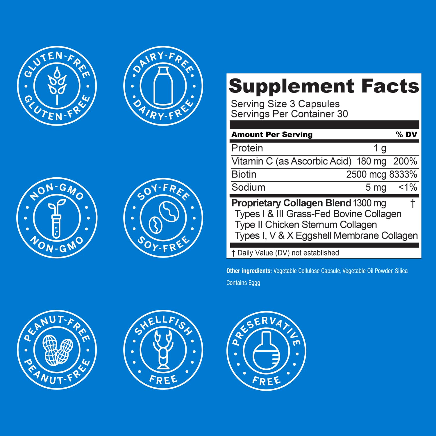 Live Conscious Beyond Collagen bottle with glossy label appeals to premium wellness
