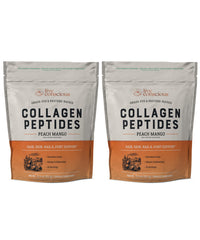 Live Conscious Collagen Peptides Peach Mango bottle—skin and joint support possibilities