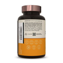 Live Conscious CurcuWell packaging beside a person stretching for daily joint care