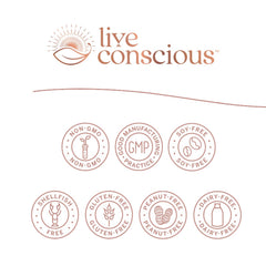 Live Conscious D3 K2 softgels are easy to swallow during meals.