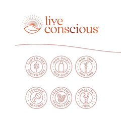 Live Conscious PRO45 2-pack box on a shelf for convenient multi-pack storage.