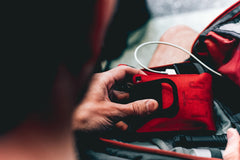 Live The Creed micro first aid kit with QuikClot and gloves enables quick care anywhere.