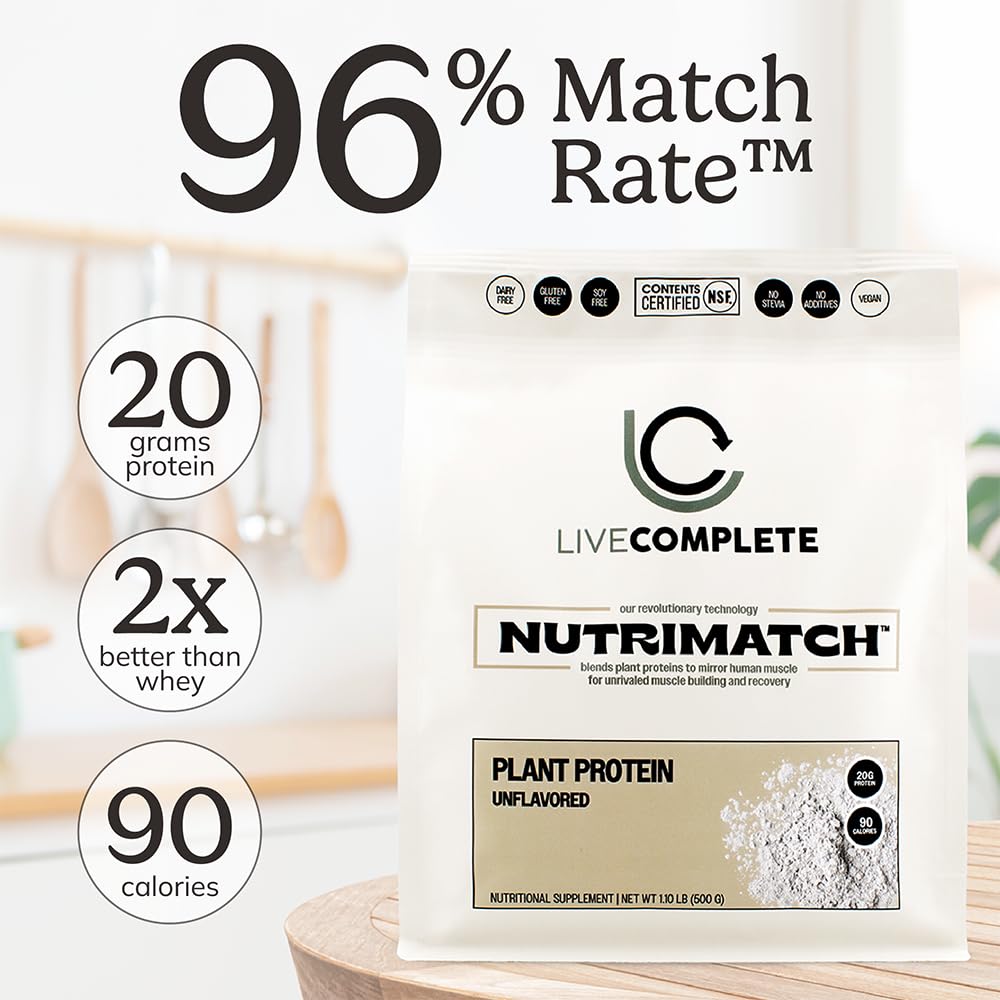 LiveComplete NutriMatch storage tub demonstrates airtight container for freshness.