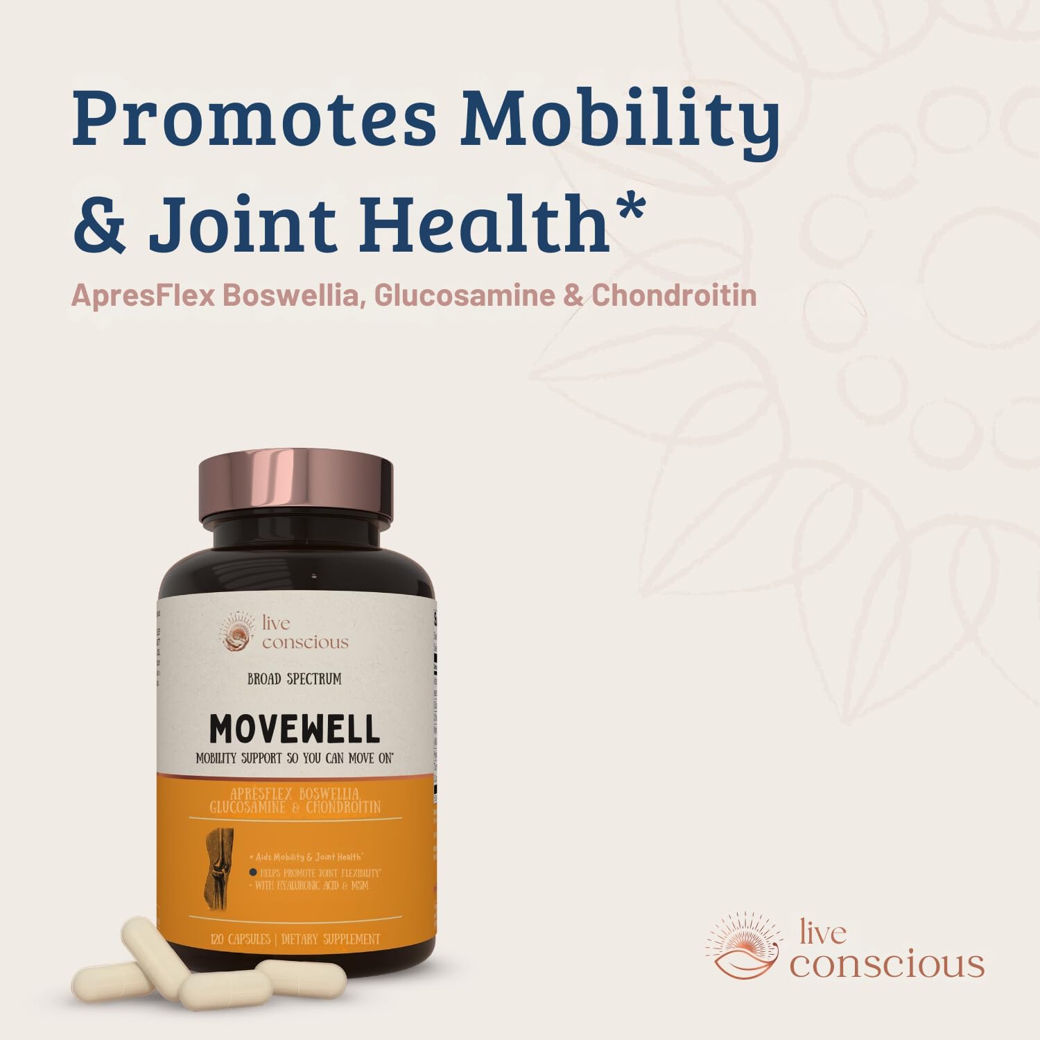 Live Conscious MoveWell two-pack display with ongoing value.
