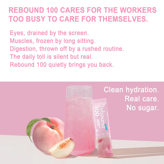 Liveen Rebound100 water-mix for fast hydration with zero sugar.