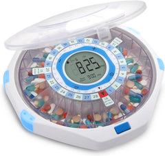 LiveFine WiFi Pill Dispenser with locking lid for secure storage of meds