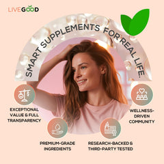 USA-made LiveGood Collagen Peptides with strict quality standards.