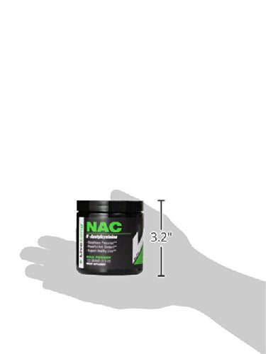 LiveLong NAC powder front label showing clean ingredient profile