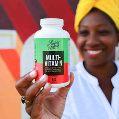 Lively Vitamin Co antioxidant blend illustration with resveratrol and blueberry extract.
