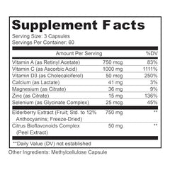 LIVELY VITAMIN CO. Elderberry Boom elderberry extract closeup shows potent antioxidant components.