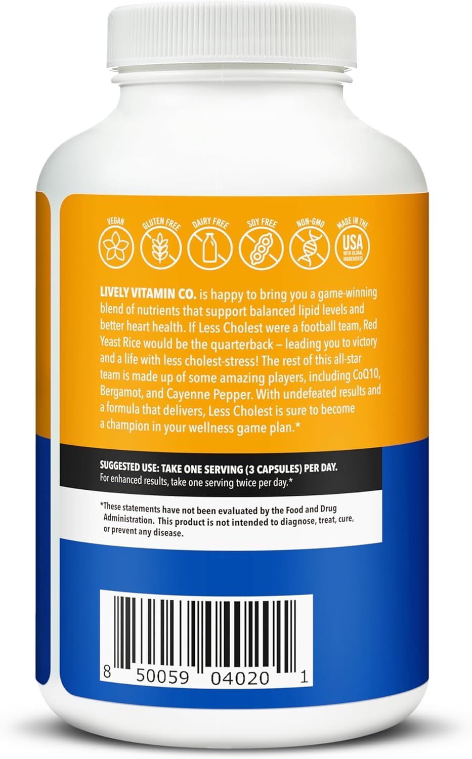 Citrus bergamot illustration highlights cholesterol-supportive botanicals