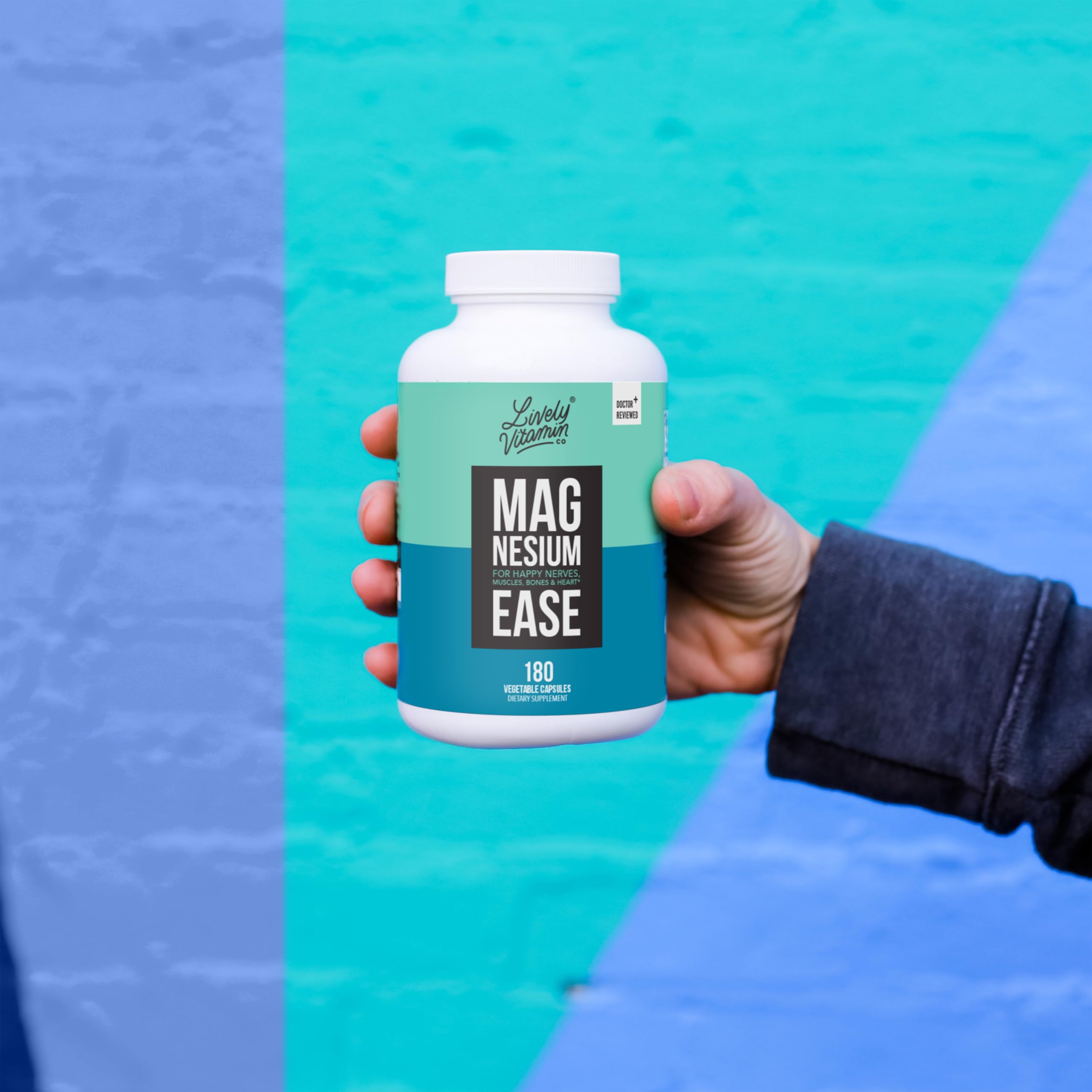 Lively Vitamin Co Magnesium Ease daily routine image for stress support