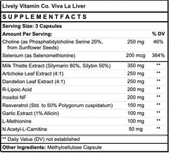 Bottle with water for daily Viva La Liver routine