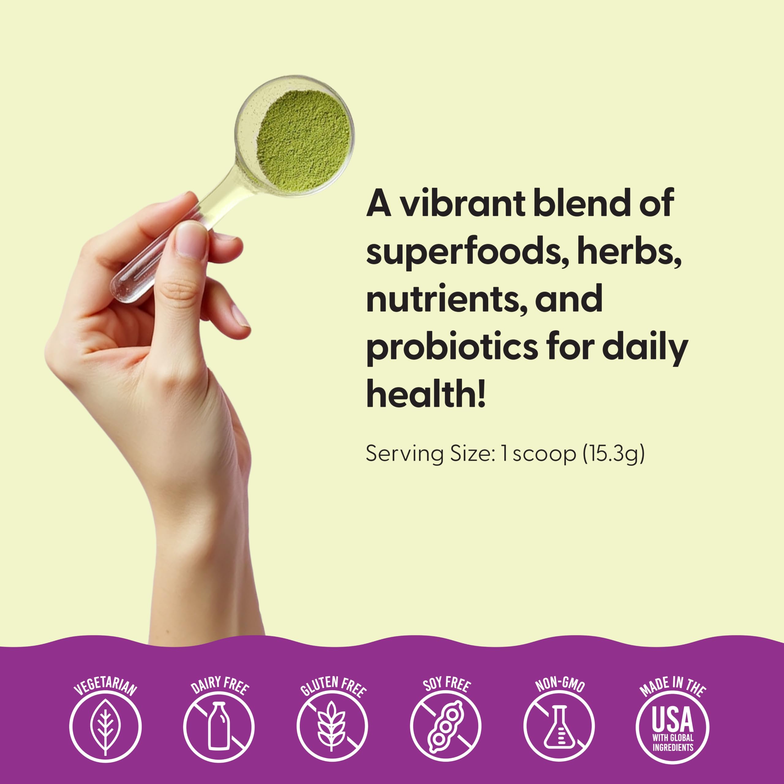 LIVELY VITAMIN CO peach berry flavor in shaker for tasty daily use.