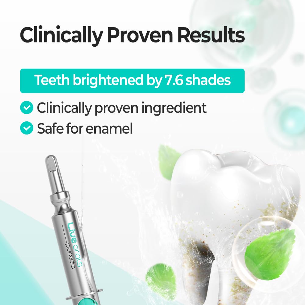 LiveOrals PureDia gauze for clean handling during whitening