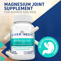 Liver Medic Relaxity mg capsules easy-to-swallow daily muscle comfort