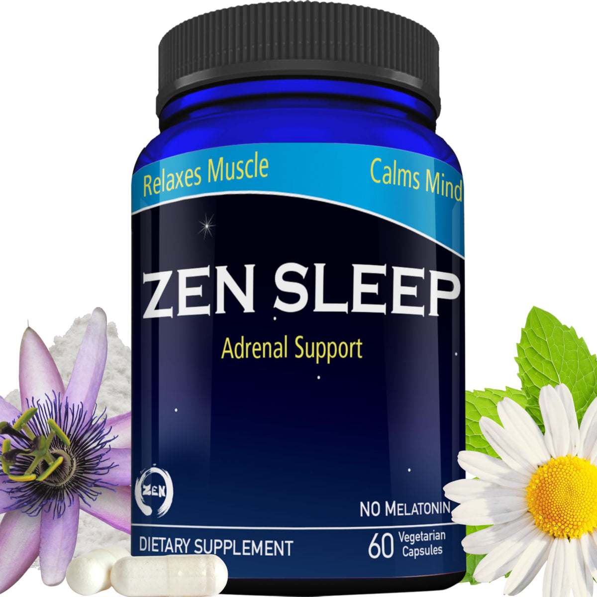 Liver Medic Zen Sleep bottle front showing calm nighttime support