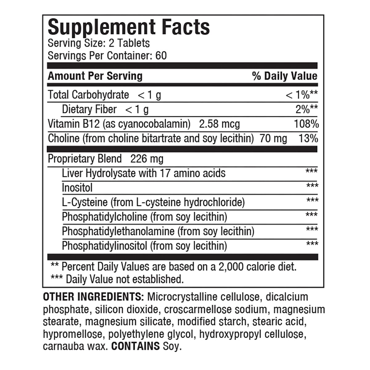 Liverite Liver Aid 120 Tablets label closeup showing dosage and brand