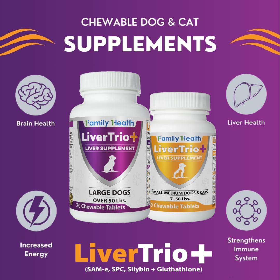 LiverTrio+ close-up of tablet texture for appealing chew experience.