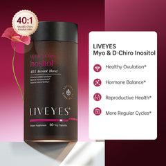 LiveYes quadruple-blend formula for ovarian balance and daily energy.