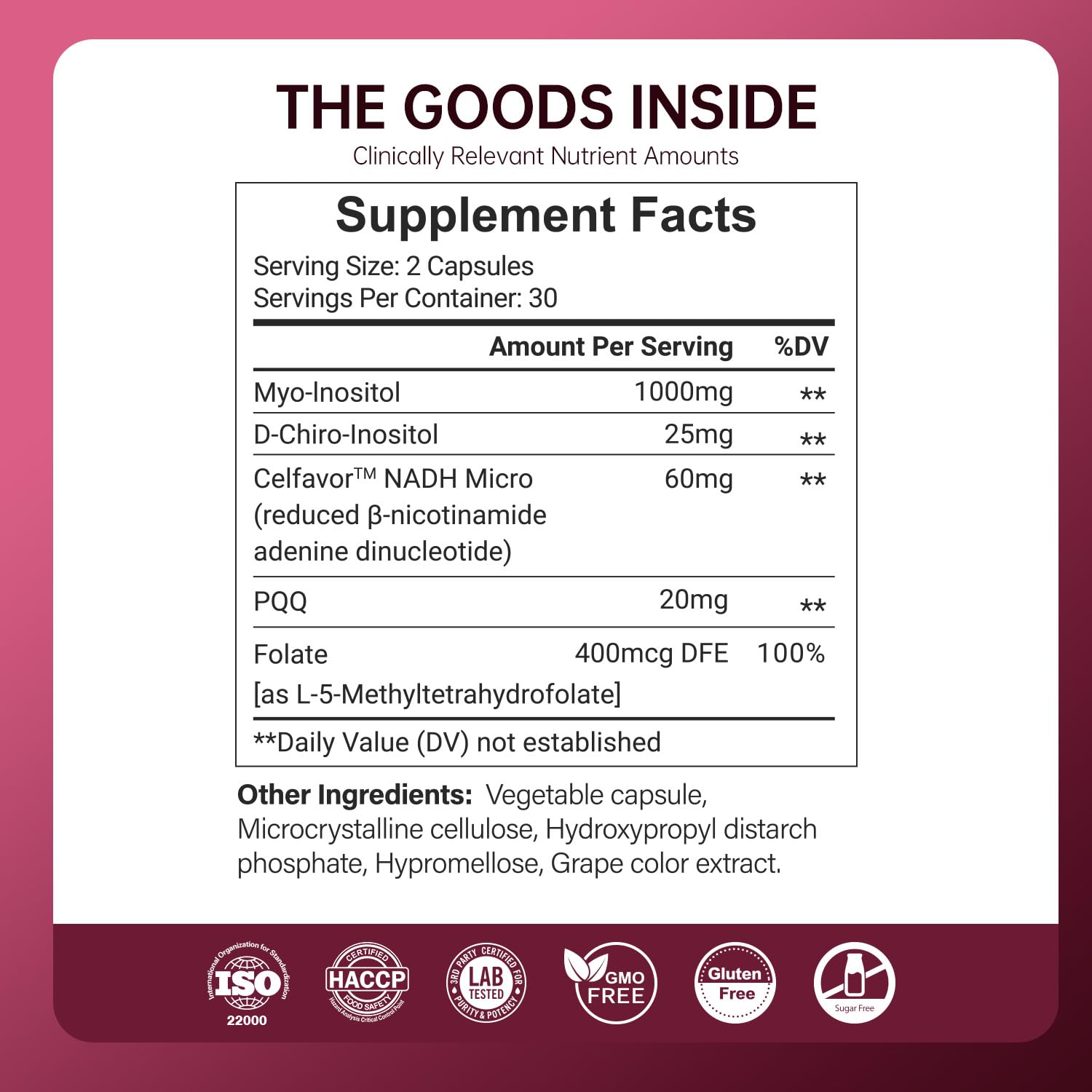 LiveYes label emphasizing third-party testing for purity and potency.
