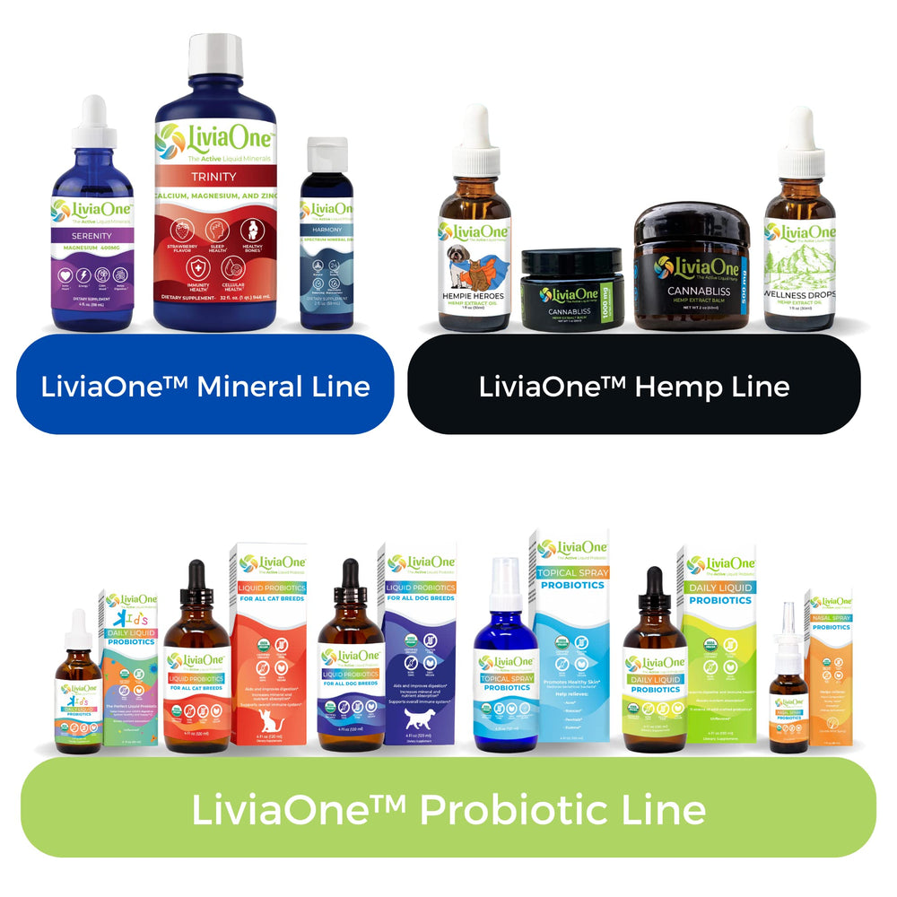 LiviaOne product on shelf with vegan formula and clean labeling.