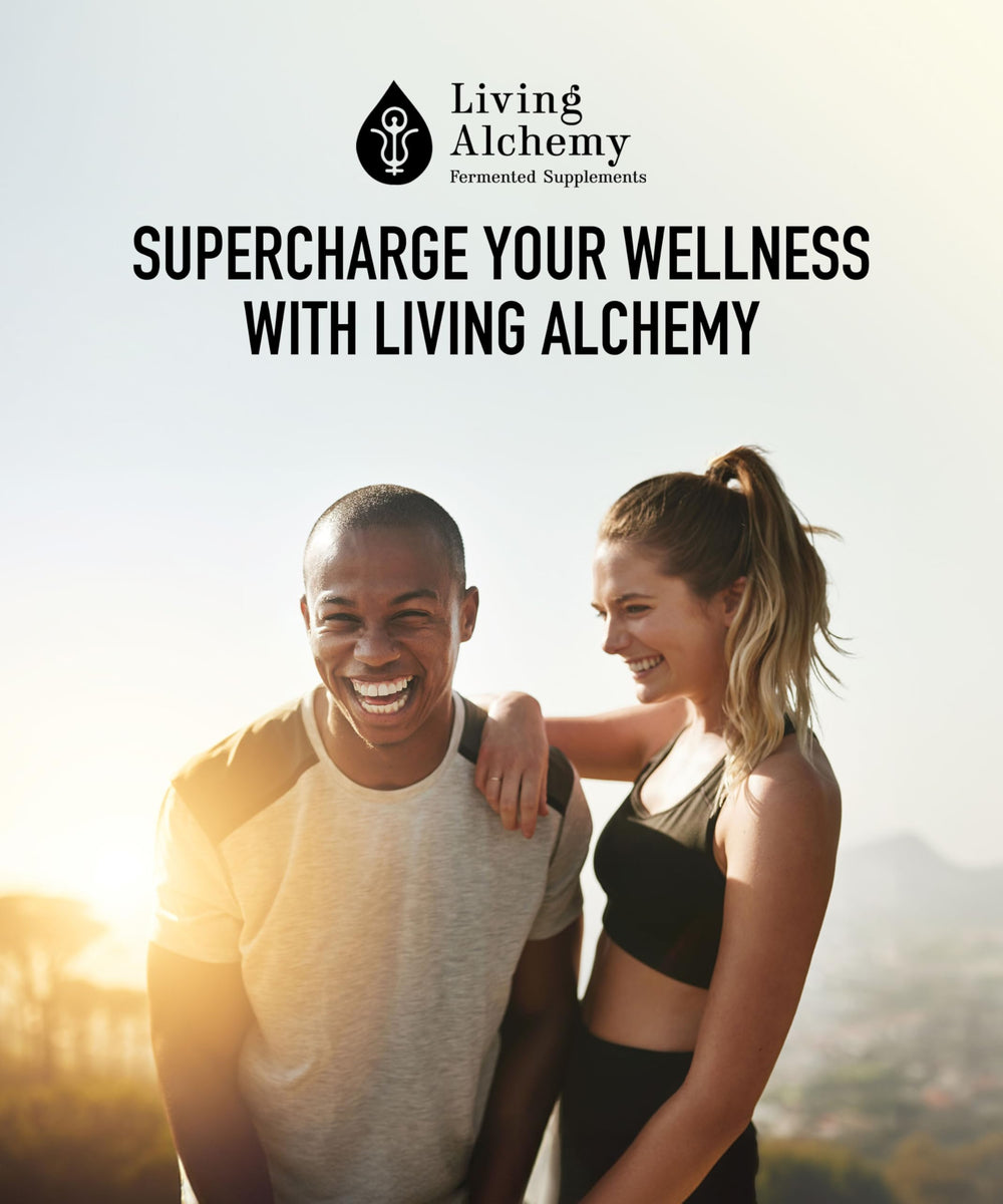 Living Alchemy family-friendly packaging suggests suitable use for all ages.
