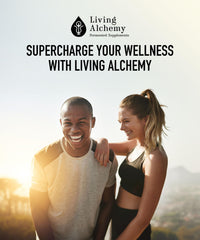 Living Alchemy family-friendly packaging suggests suitable use for all ages.