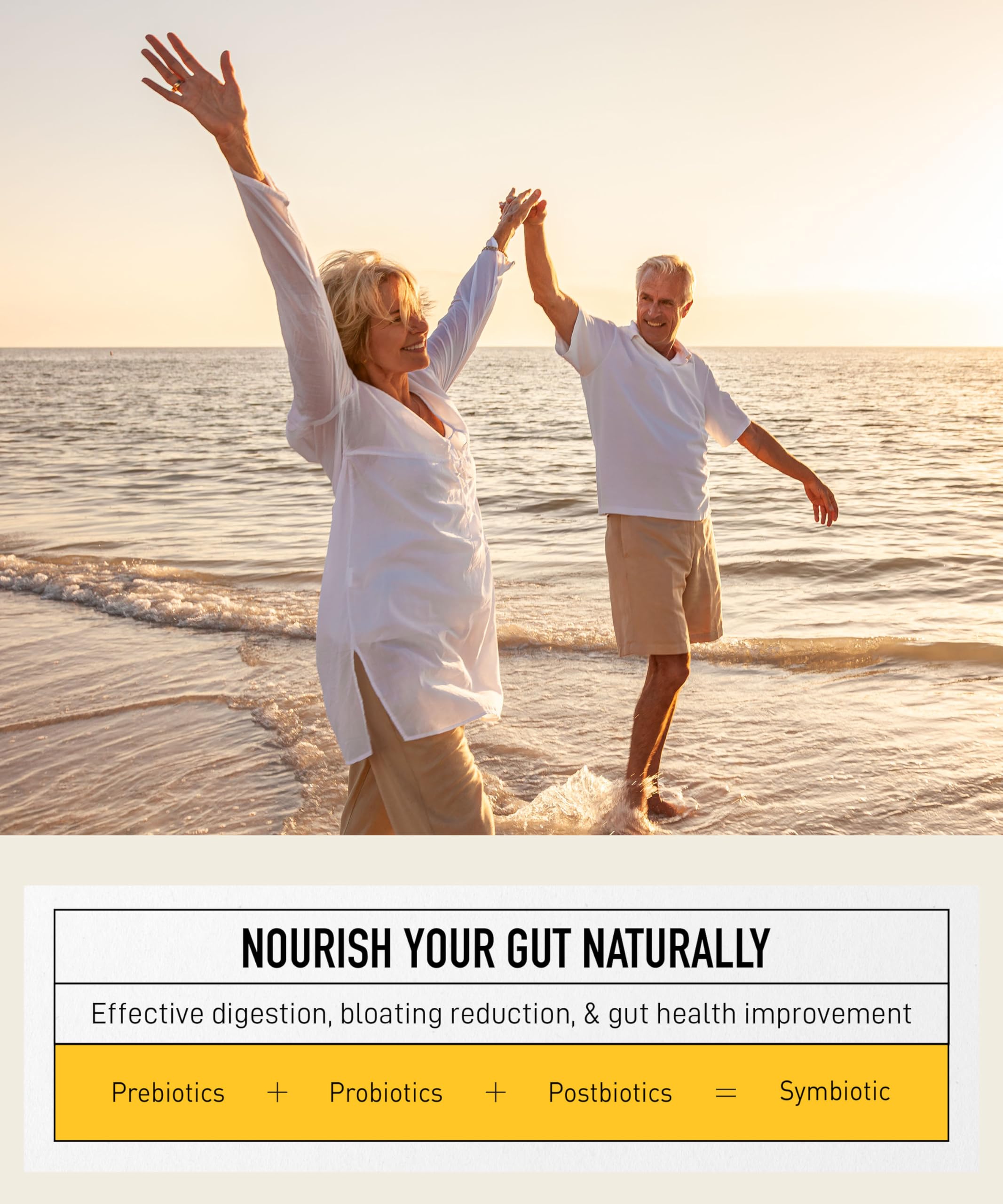 Living Alchemy Symbio Kefir-Kombucha fermentation process highlights probiotic support.