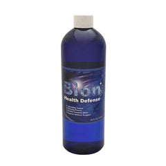 Living Foods USA Bion SS Health Defense hydrosol bottle—ozone-enhanced silver oxide for daily use