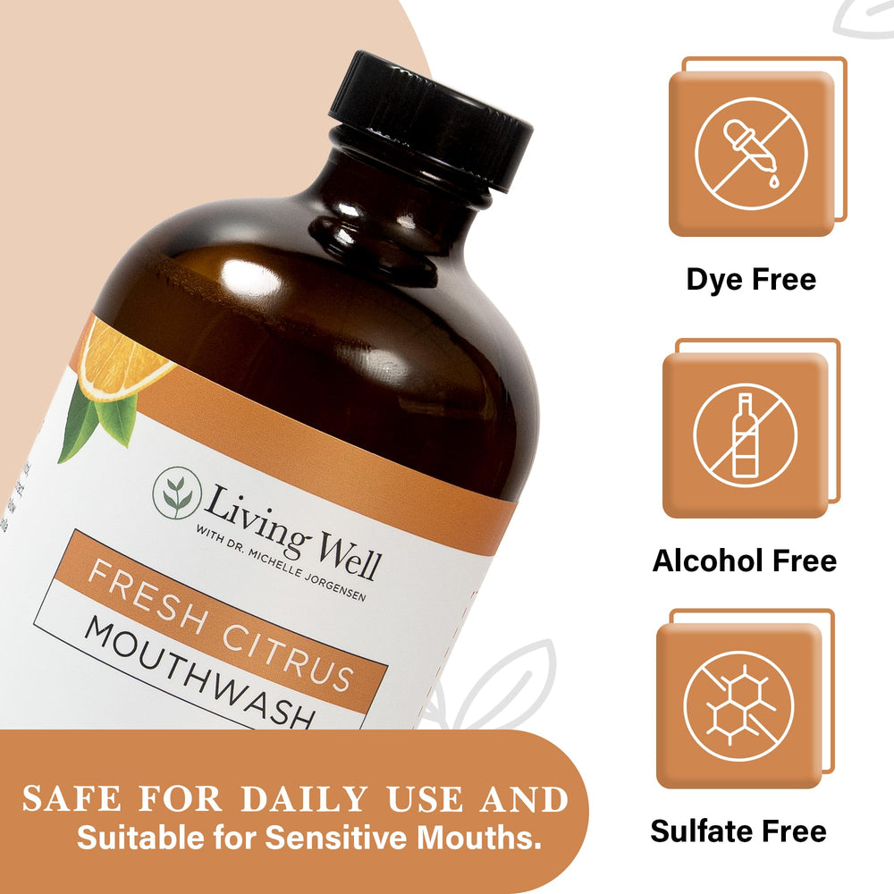 Dentist-developed formula by Dr. Michelle for safe daily oral care.