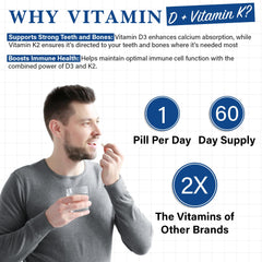Living Well with Dr. Michelle Vitamin D3 K2 bottle on kitchen counter for daily routine.